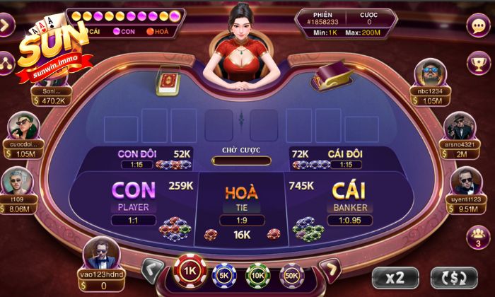 Đôi nét cơ bản về game bài Baccarat Sunwin