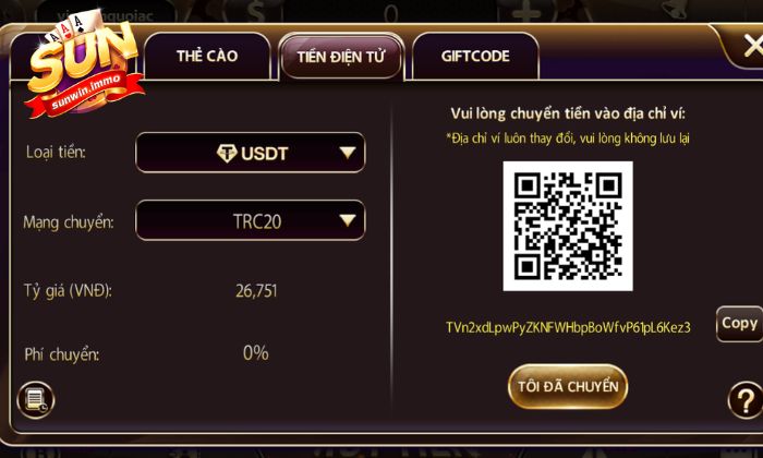 Sau khi nạp tiền vào tài khoản, tiến hành vào mục Game bài rồi chọn bầu cua