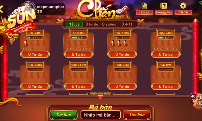 Chắn Sunwin là tựa game có nguồn gốc từ Tổ Tôm được tinh gọn lại trên nền tảng giải trí trực tuyến