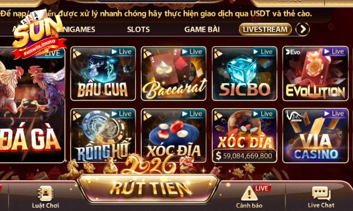 Đăng ký Sunwin Kho game Sunwin cực kỳ phong phú cùng phần thưởng lớn
