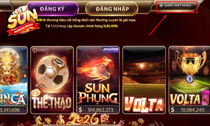 Đăng ký Sunwin Dễ dàng lấy lại mật khẩu tài khoản Sunwin nếu bạn quên