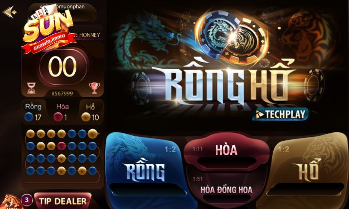 Rồng hồ Sunwin được thiết kế đẹp, nét, thân thiện với người chơi