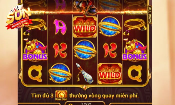 Cấu trúc bảng quay của game Tây Du Thần Khí Sunwin